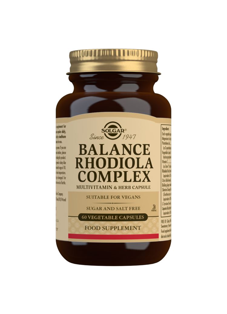 Solgar Balance Rhodiola Complex - 60 Vegicaps