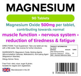 Lindens Magnesium (MgO 500mg) - 90 Tablets