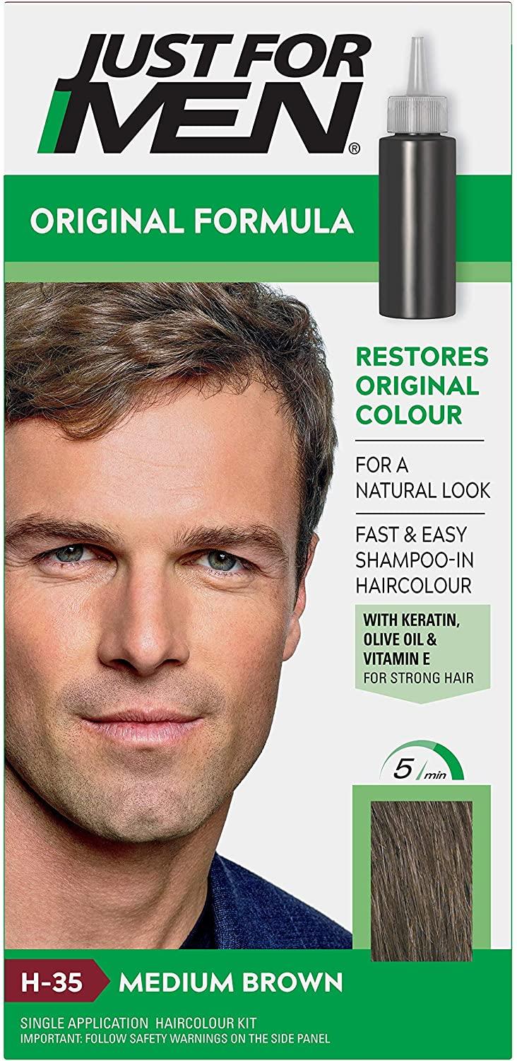 Just for Men Hair Colour Original Formula Shampoo-in Men's Hair Dye - All Shades