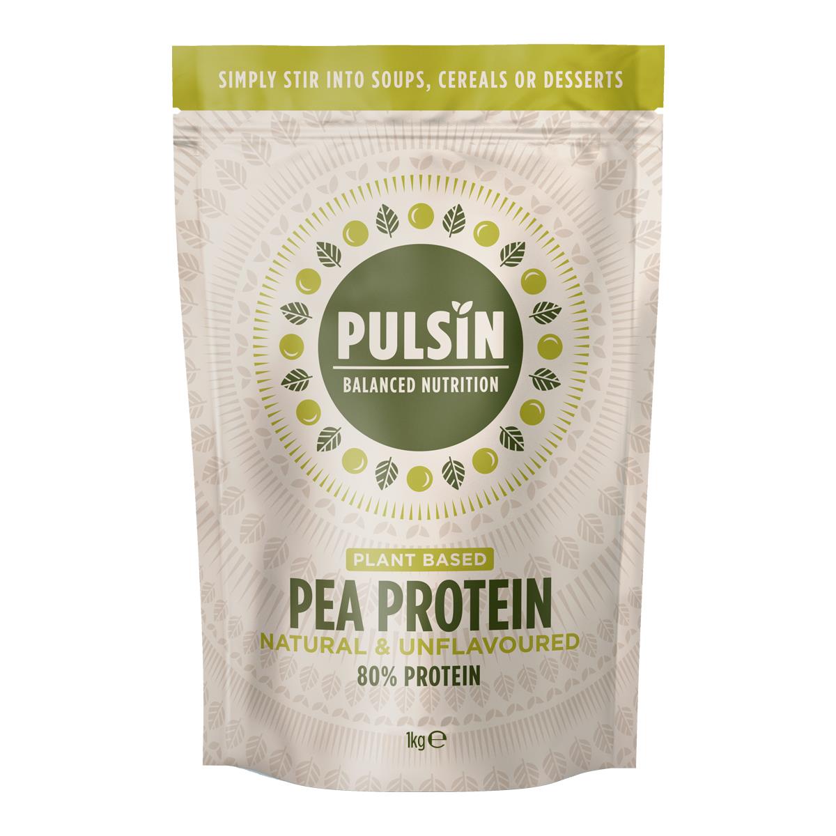 Pulsin 100% Natural Pea Protein Powder 250g - 1kg