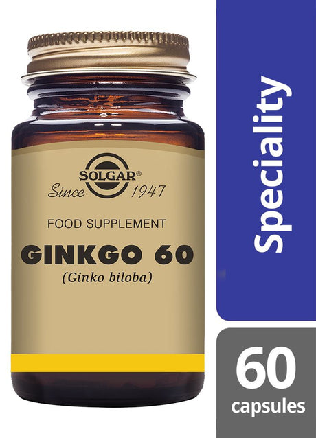 Solgar Ginkgo - 60 Vegicaps