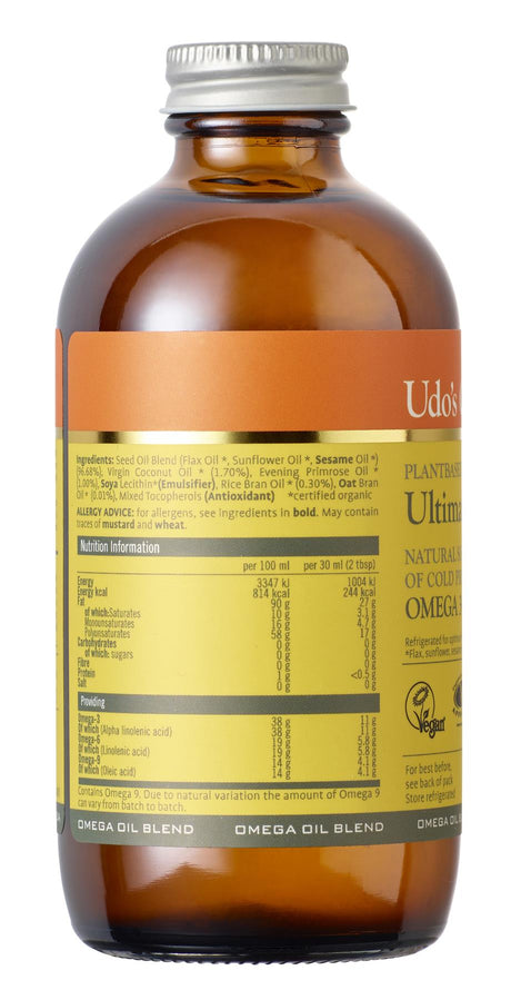 Udos Choice Ultimate Oil Blend Organic - 250ml