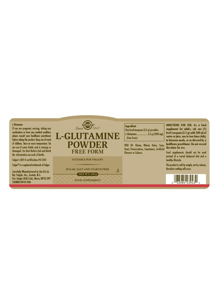 Solgar L-Glutamine Powder 200 g