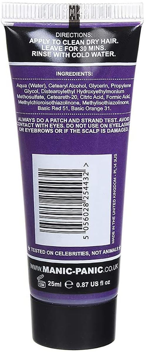 Manic Panic High Voltage Classic Semi Permanent Vegan Hair Dye Colour - 118ml/4 oz