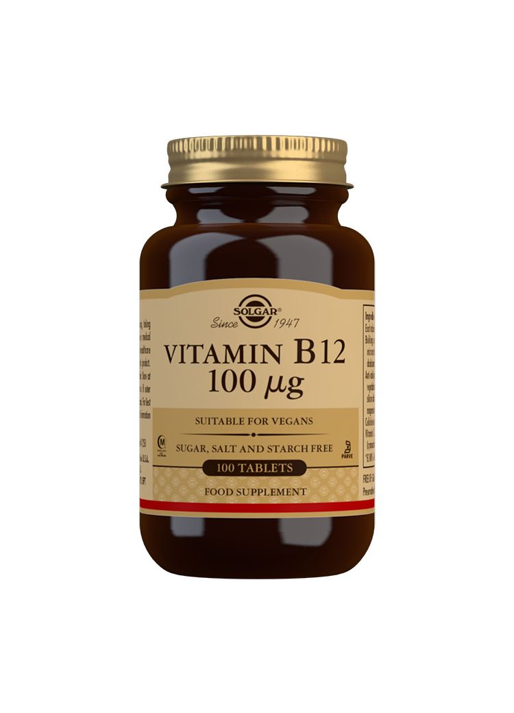 Solgar Vitamin B12 100 µg - 100 Tablets