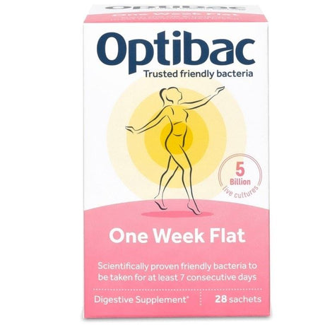 OptiBac Probiotics One Week Flat 7 - 28 Sachets