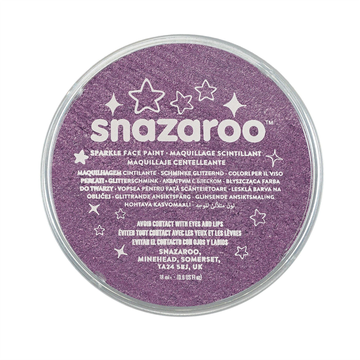 Snazaroo Face Paint & Body Make Up, Classic, Metallic & Sparkle Colours Fancy Dress 18ml