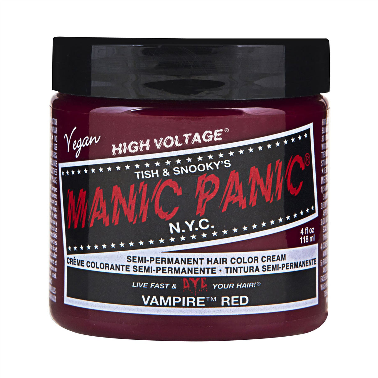 Manic Panic High Voltage Classic Semi Permanent Vegan Hair Dye Colour - 118ml/4 oz