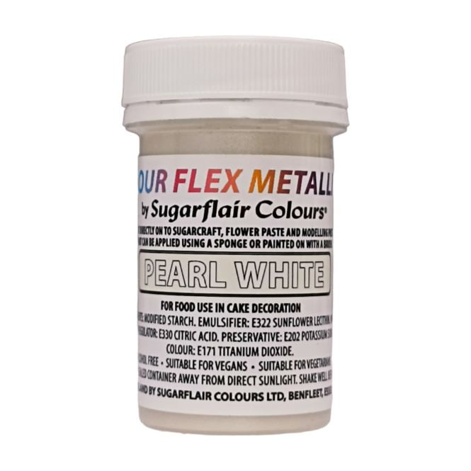 Sugarflair Metallic Food Colour Flex Edible Paint 25ml - All Colours