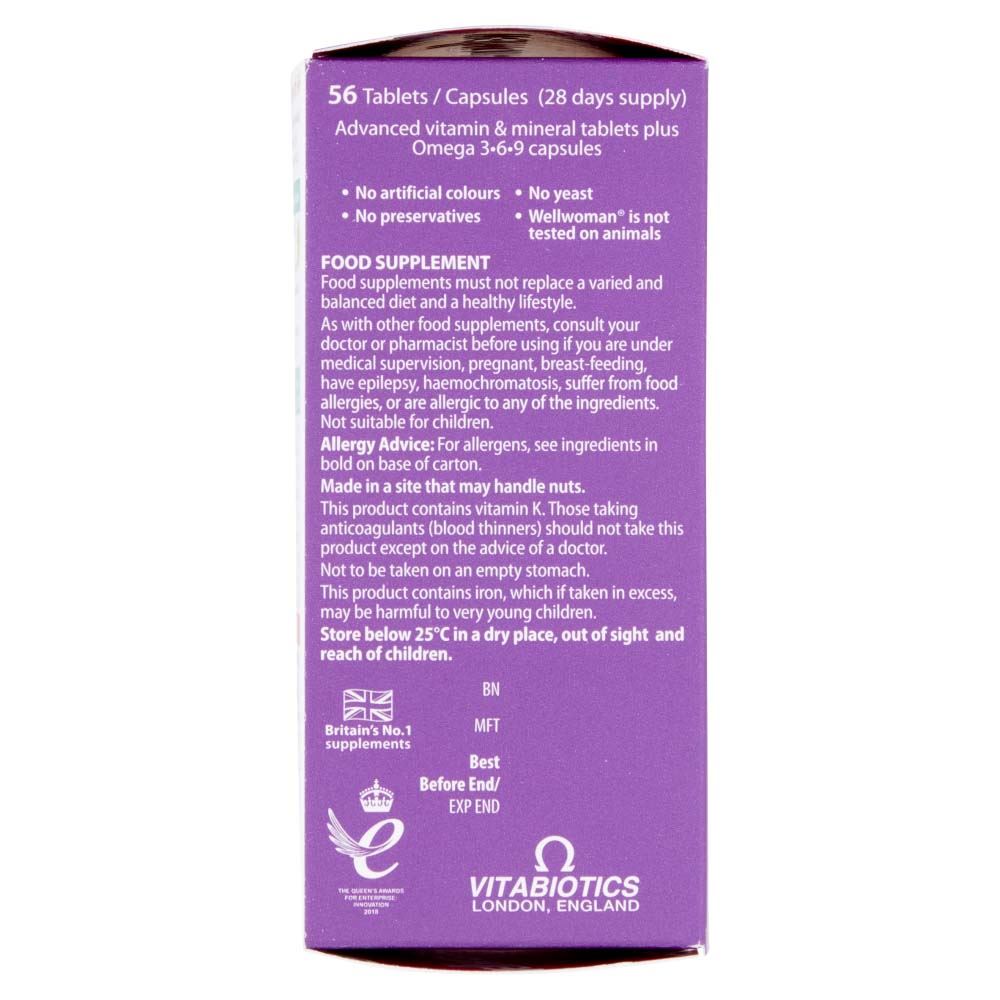 Vitabiotics Wellwoman Plus - 28 Tablets + 28 Capsules