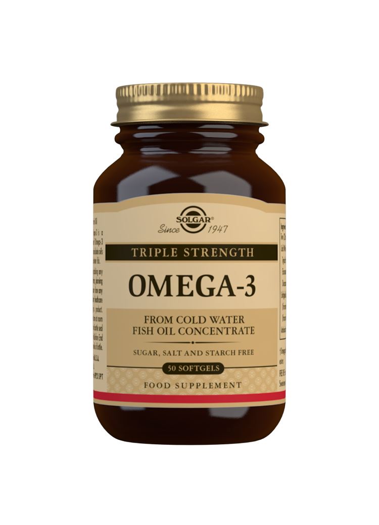 Solgar Triple Strength Omega-3 - 50 Softgels