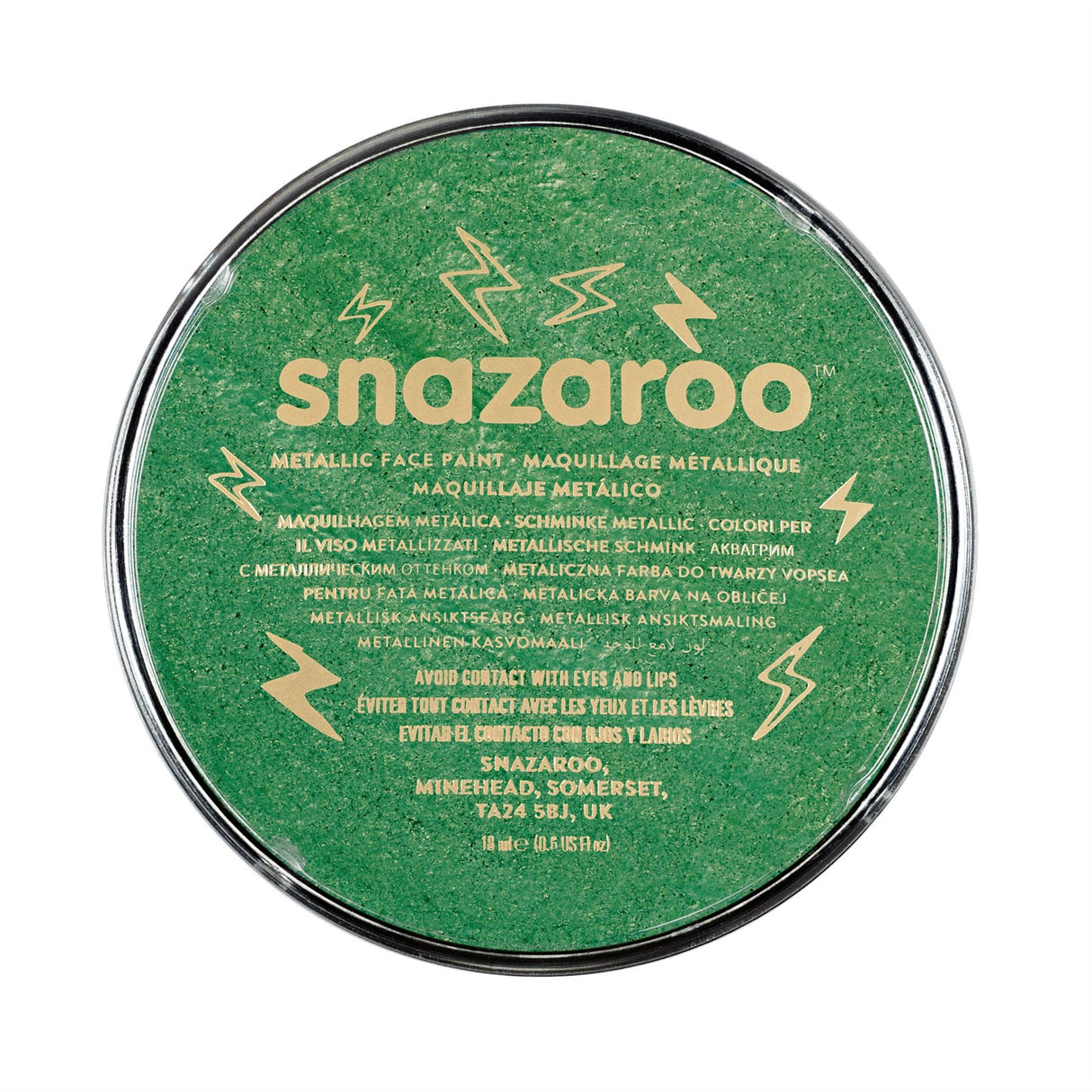 Snazaroo Face Paint & Body Make Up, Classic, Metallic & Sparkle Colours Fancy Dress 18ml