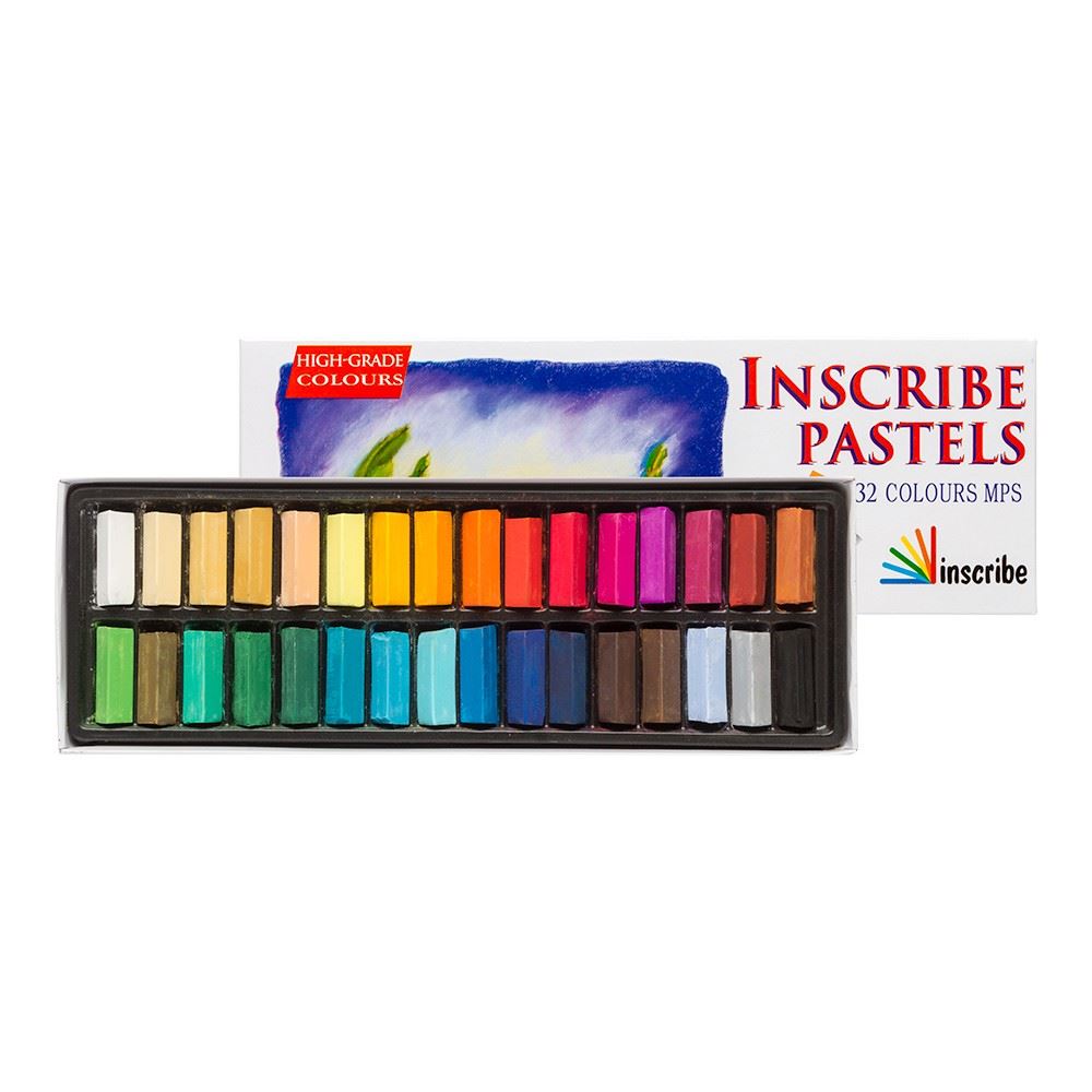 Inscribe Mungyo Artist's Soft Pastels Box Set - 12, 24, 32, 48 or 64 Colours