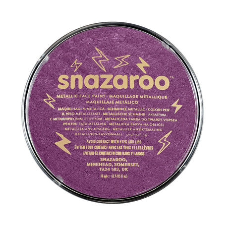 Snazaroo Face Paint & Body Make Up, Classic, Metallic & Sparkle Colours Fancy Dress 18ml