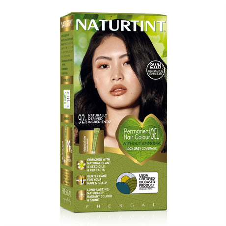 Naturtint Permanent Hair Colour, Plant Enriched Radiant Colour, Ammonia Free, Vegan-Friendly Formula, Long Lasting Grey Coverage - All Shades