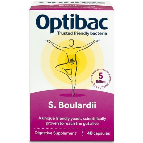 OptiBac Probiotics | Saccharomyces Boulardii | 16 - 80 Capsules