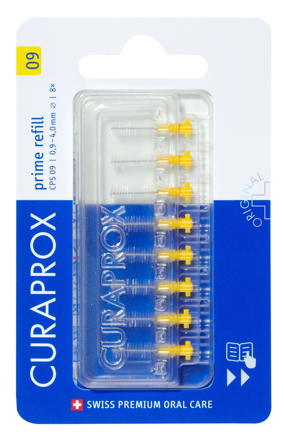 Curaprox Prime Refill Interdental Brushes, 8 Count - All Sizes