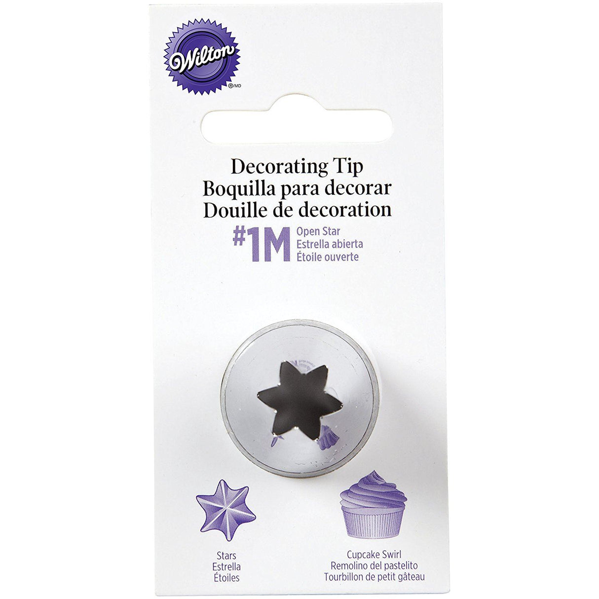 Wilton Open Star Cake Decorating Nozzle Icing Tips