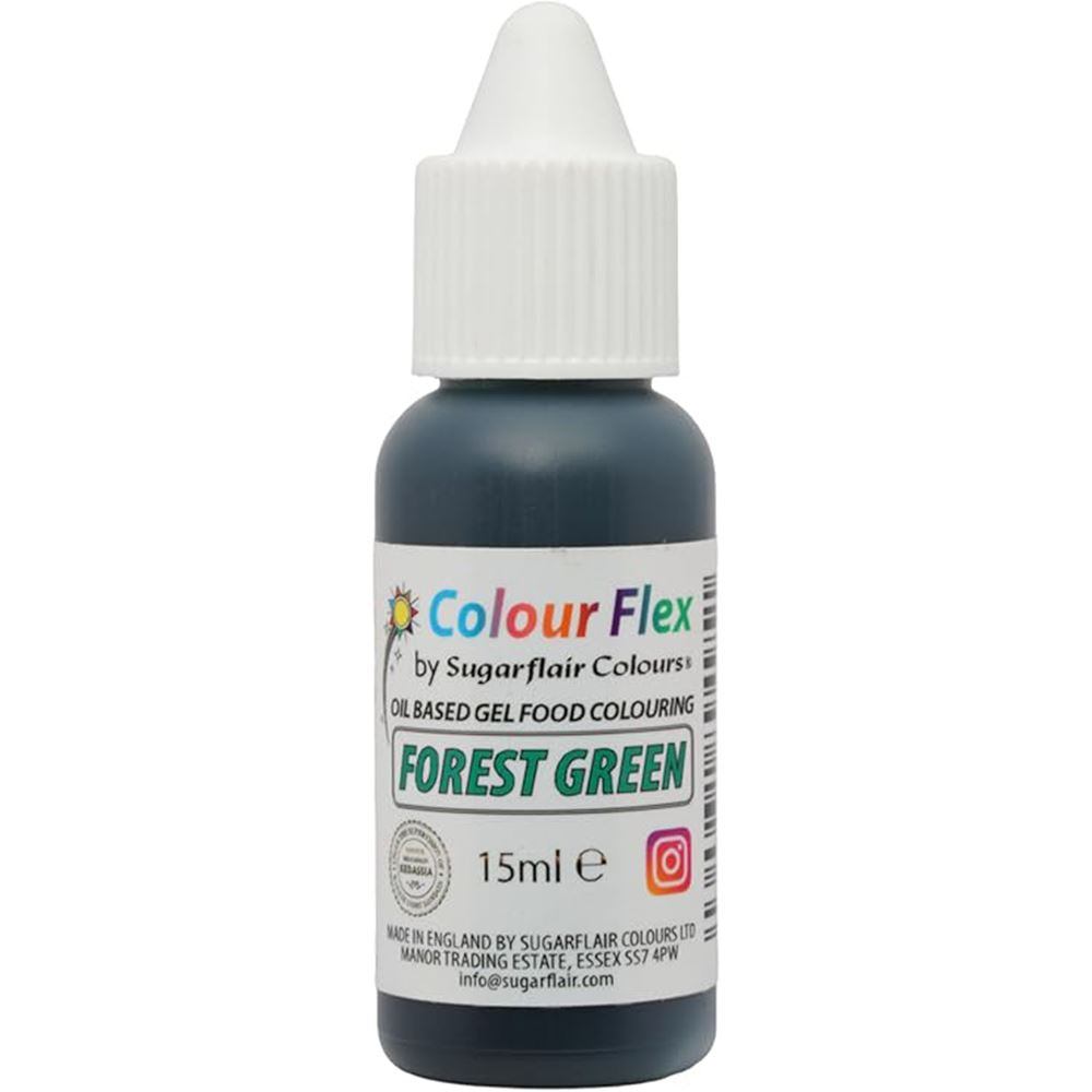 Sugarflair Colour Flex Oil Based Food Colouring Gel 15ml - All  Colour