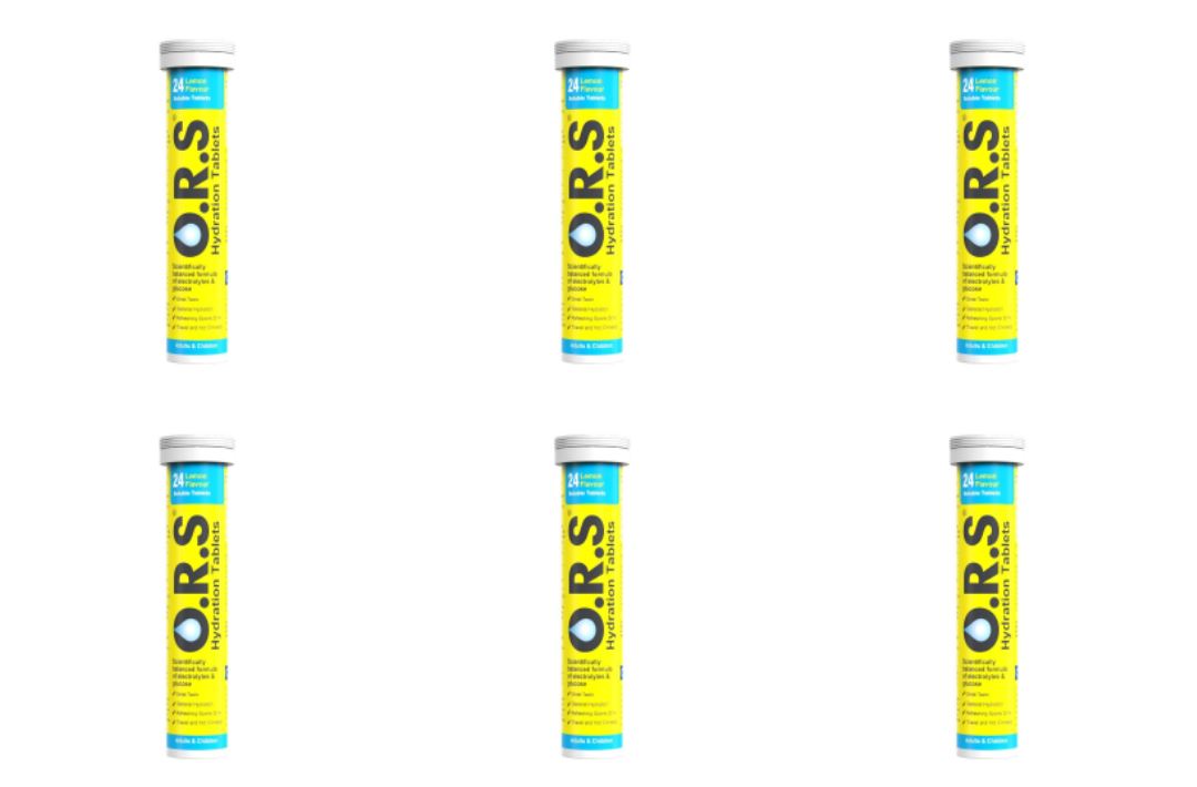 ORS Oral Hydration Salts Lemon Flavour - 24 Tablets