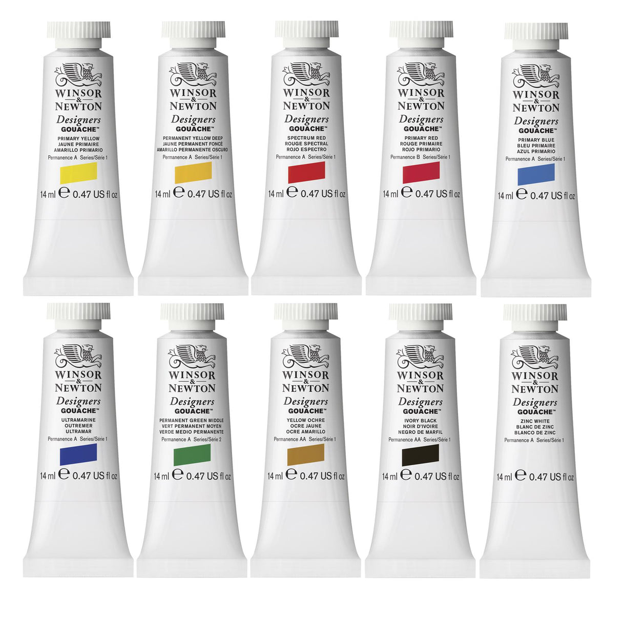 Winsor and Newton Designers Gouache Tube - All Colours  - 14ml and 37ml