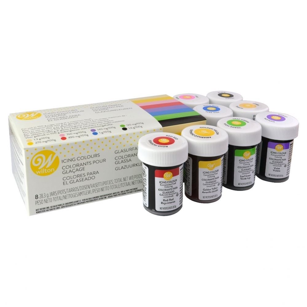 Wilton 8 Icing Color Set