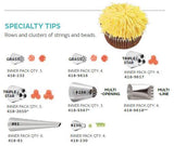 Wilton Specialty Cake Decorating Nozzle Icing Tips