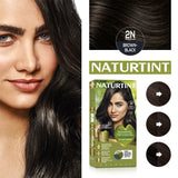 Naturtint Permanent Hair Colour, Plant Enriched Radiant Colour, Ammonia Free, Vegan-Friendly Formula, Long Lasting Grey Coverage - All Shades