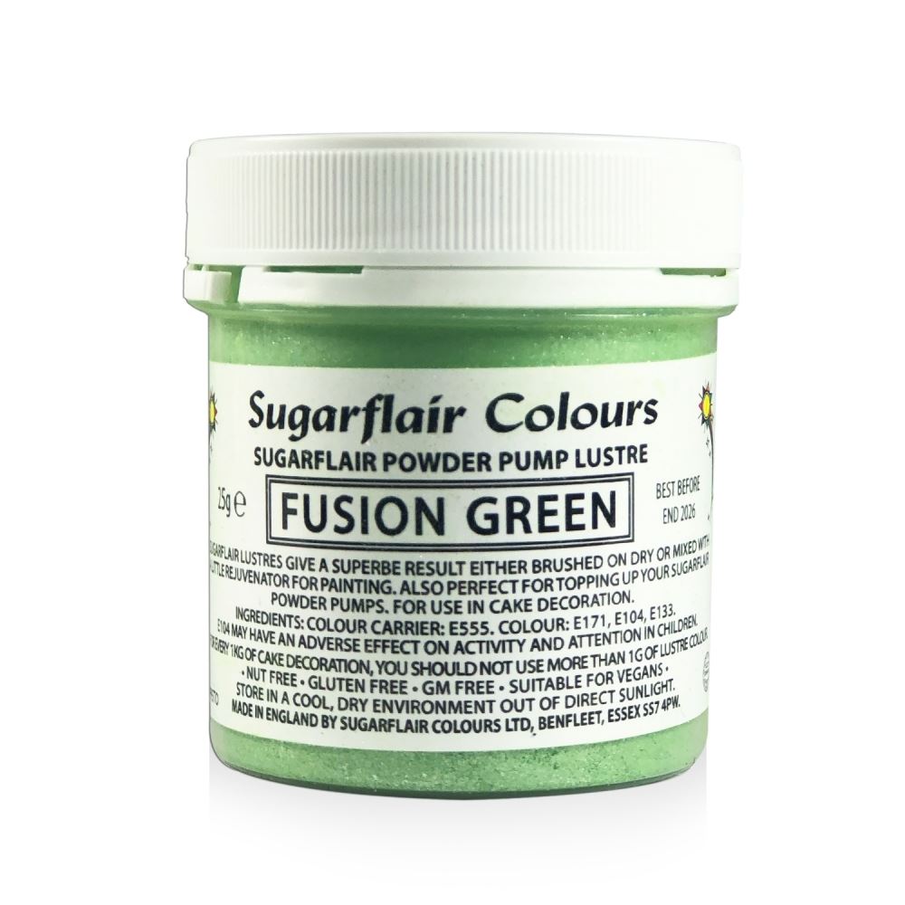 Sugarflair Powder Pump Lustre Refill 25g - All Colours