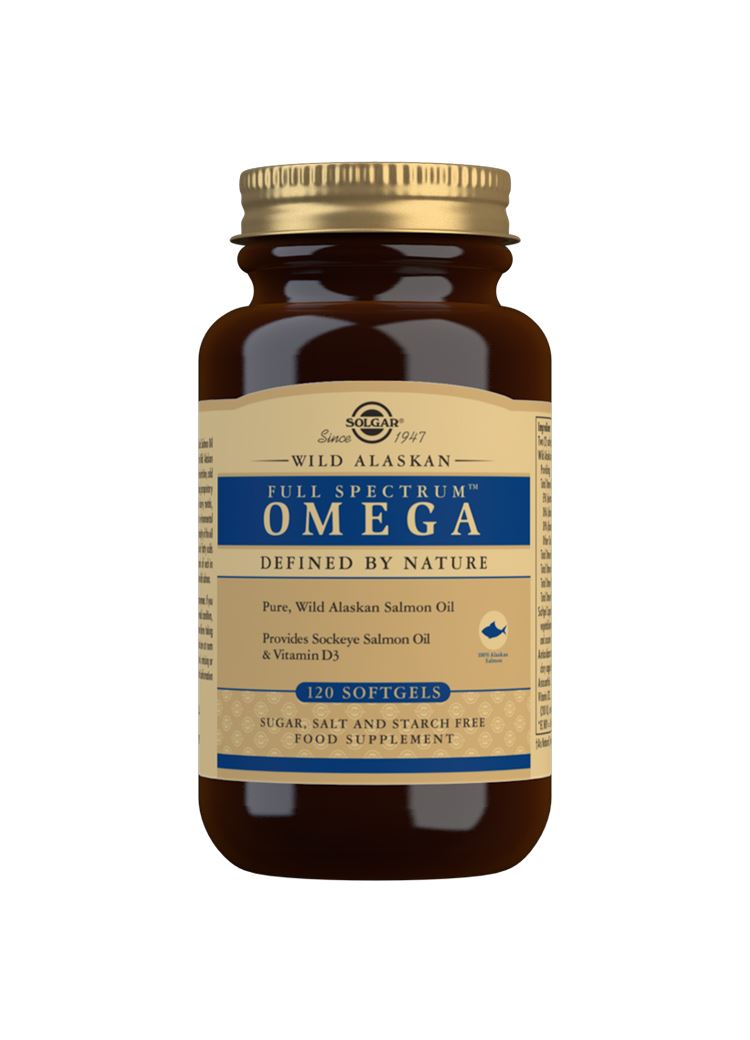 Solgar Wild Alaskan Full Spectrum Omega - 120 Softgels