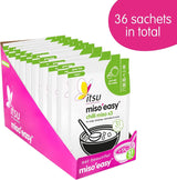 Itsu  Chilli Miso'easy Traditional Instant Miso Paste 60g (3x20g Sachets) - Pack of 12 (36 Soups)