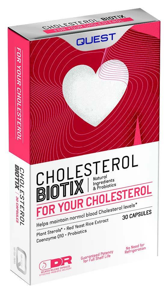 Quest Cholesterol Biotix - 30 Capsules