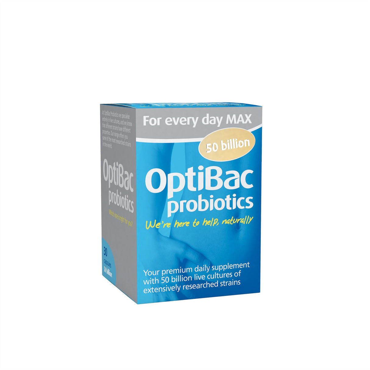 OptiBac Probiotics For Every Day Max Strength 30 Capsules