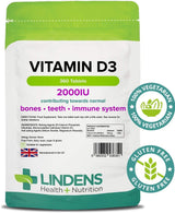 Lindens Vitamin D3 2000 IU - 360 Tablets