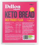 Dillon Organic Beetroot Flax Keto Bread 275g