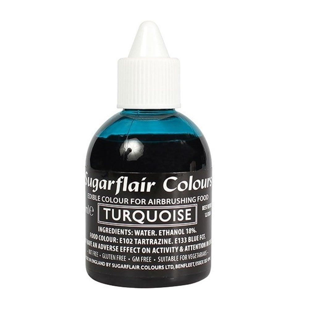 Sugarflair Airbrush Colours 60ml - Turquoise