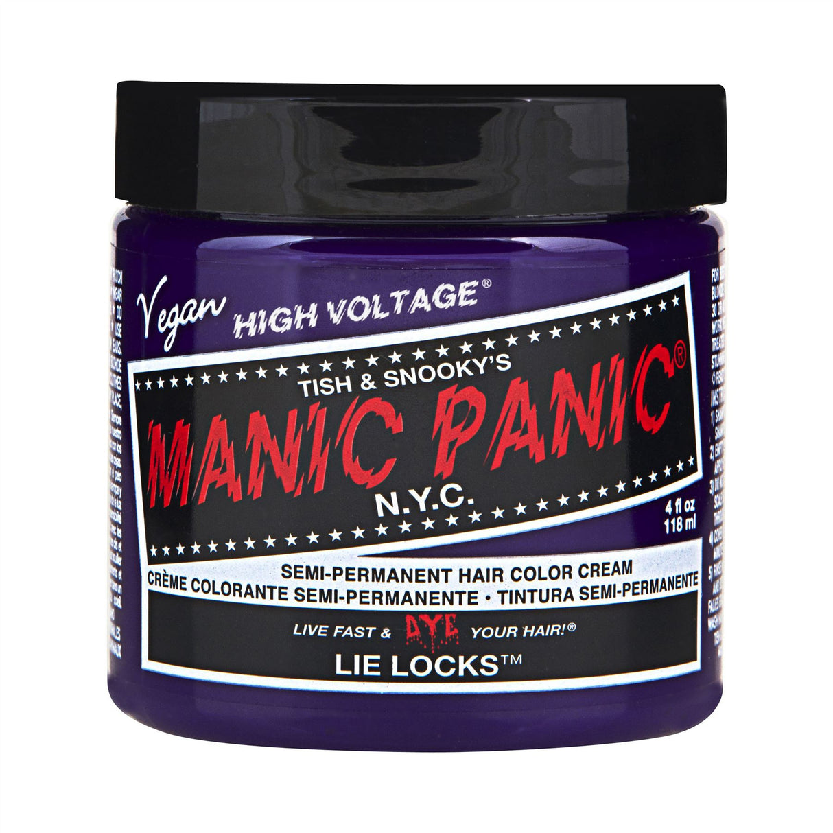 Manic Panic High Voltage Classic Semi Permanent Vegan Hair Dye Colour - 118ml/4 oz