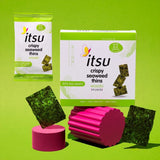 Itsu Crispy Wasabi Flavour Seaweed Thins Snack 5g - Pack of 32