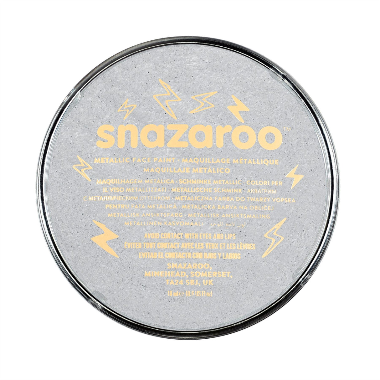 Snazaroo Face Paint & Body Make Up, Classic, Metallic & Sparkle Colours Fancy Dress 18ml