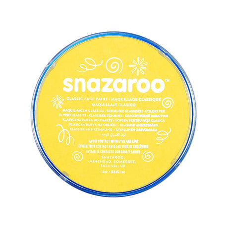 Snazaroo Face Paint & Body Make Up, Classic, Metallic & Sparkle Colours Fancy Dress 18ml