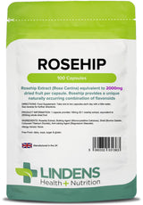 Lindens Rosehip 2000mg - 100 Capsules