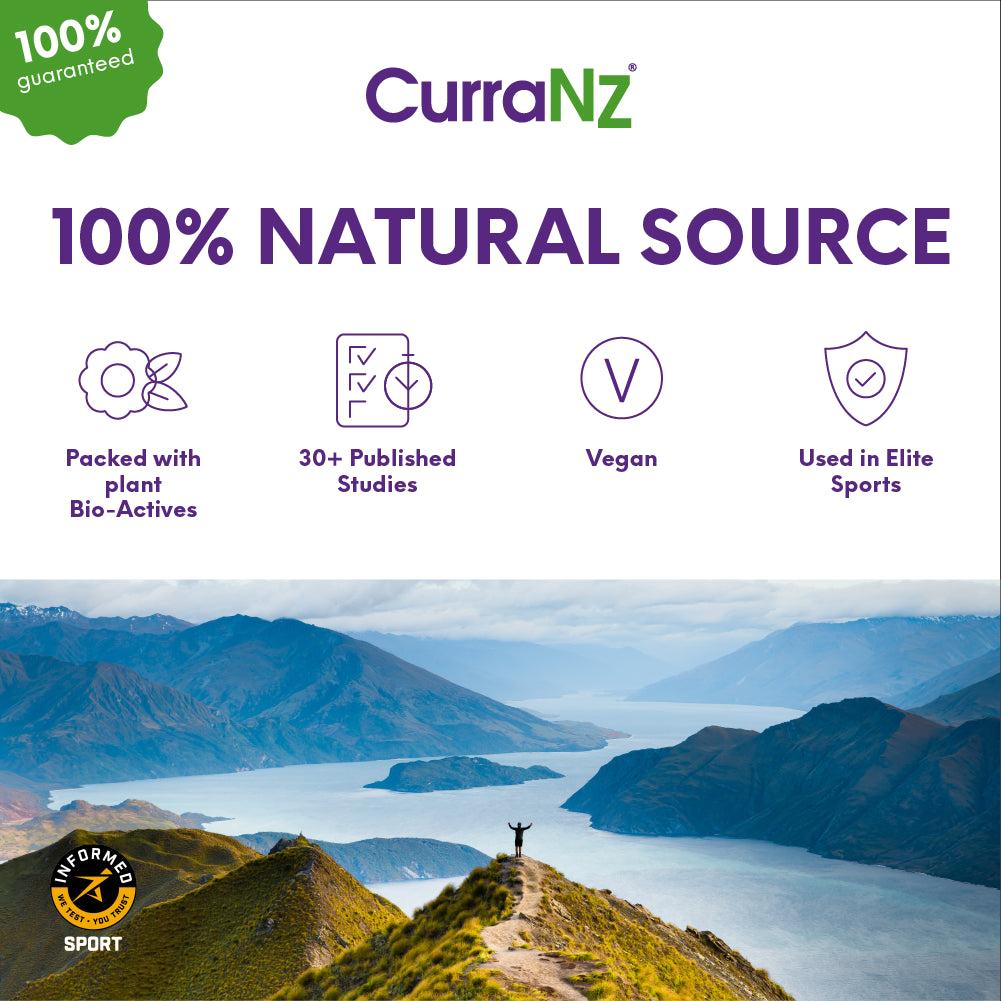 CurraNZ Natural New Zealand Blackcurrant Extract 30 Capsules