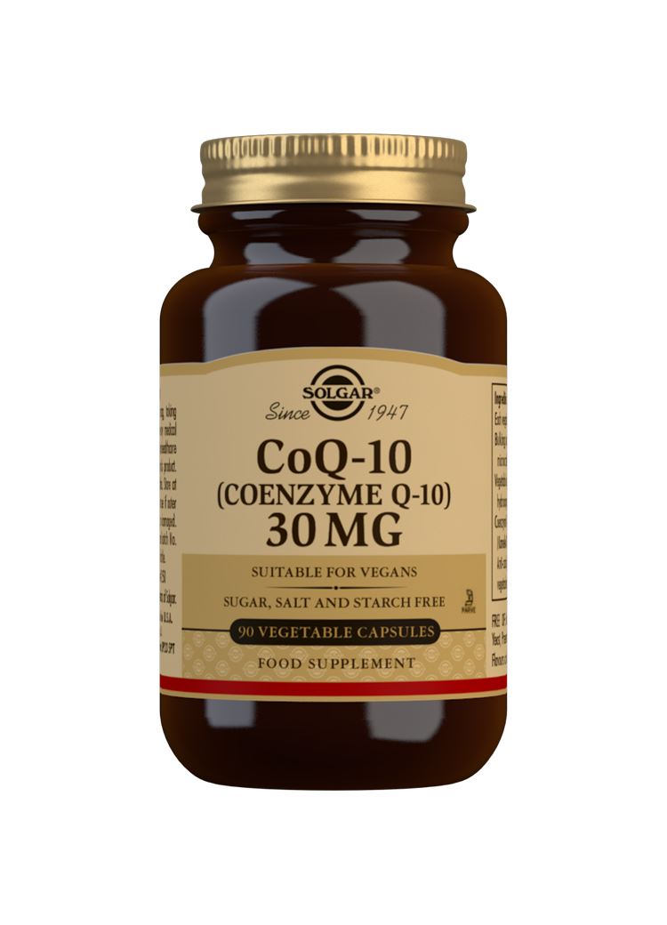 Solgar CoQ-10 (Coenzyme Q-10) 30 mg - 90 Vegicaps