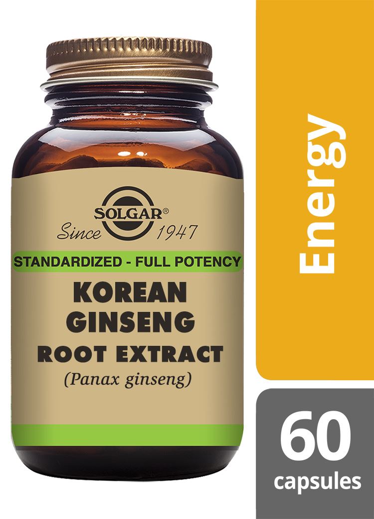 Solgar Korean Ginseng Root Extract - 60 Vegicaps