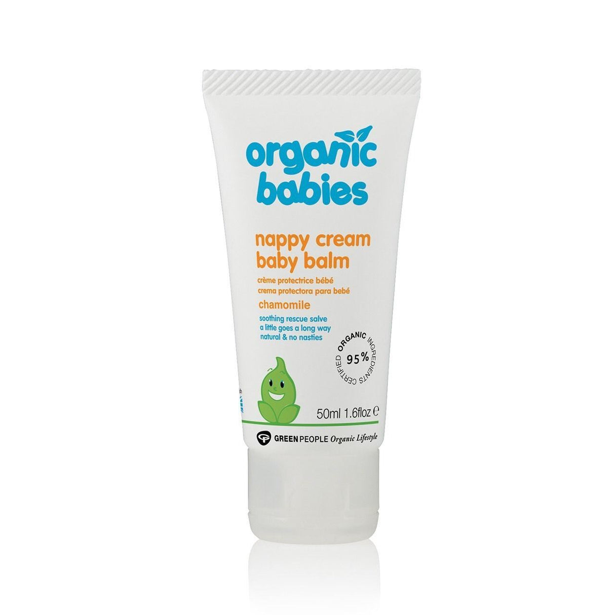 Green People Organic Babies Nappy Cream Baby Balm - Chamomile 50ml 1.6floz