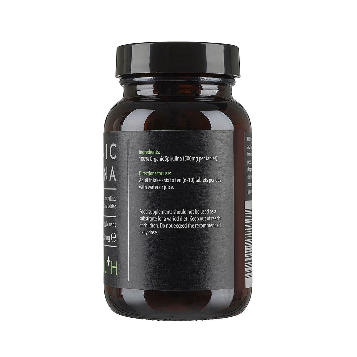 Kiki Health Organic Premium Spirulina - 200 Tablets