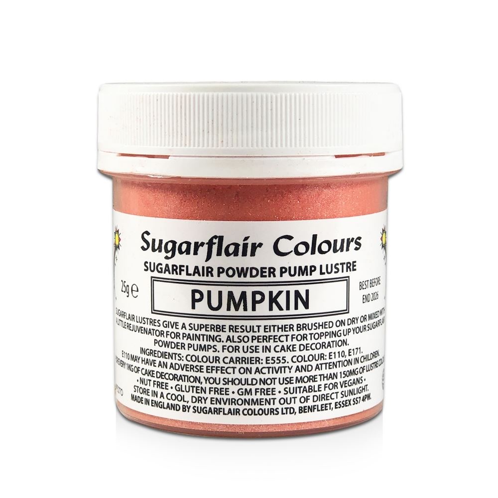 Sugarflair Powder Pump Lustre Refill 25g - All Colours