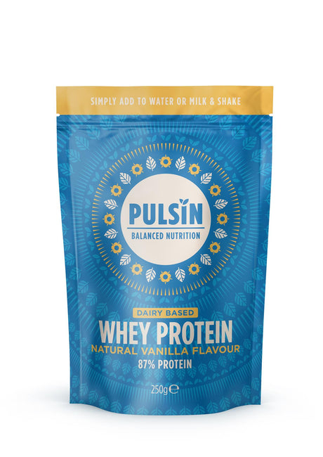 Pulsin Natural Vanilla Whey Protein Powder 25g - 250g