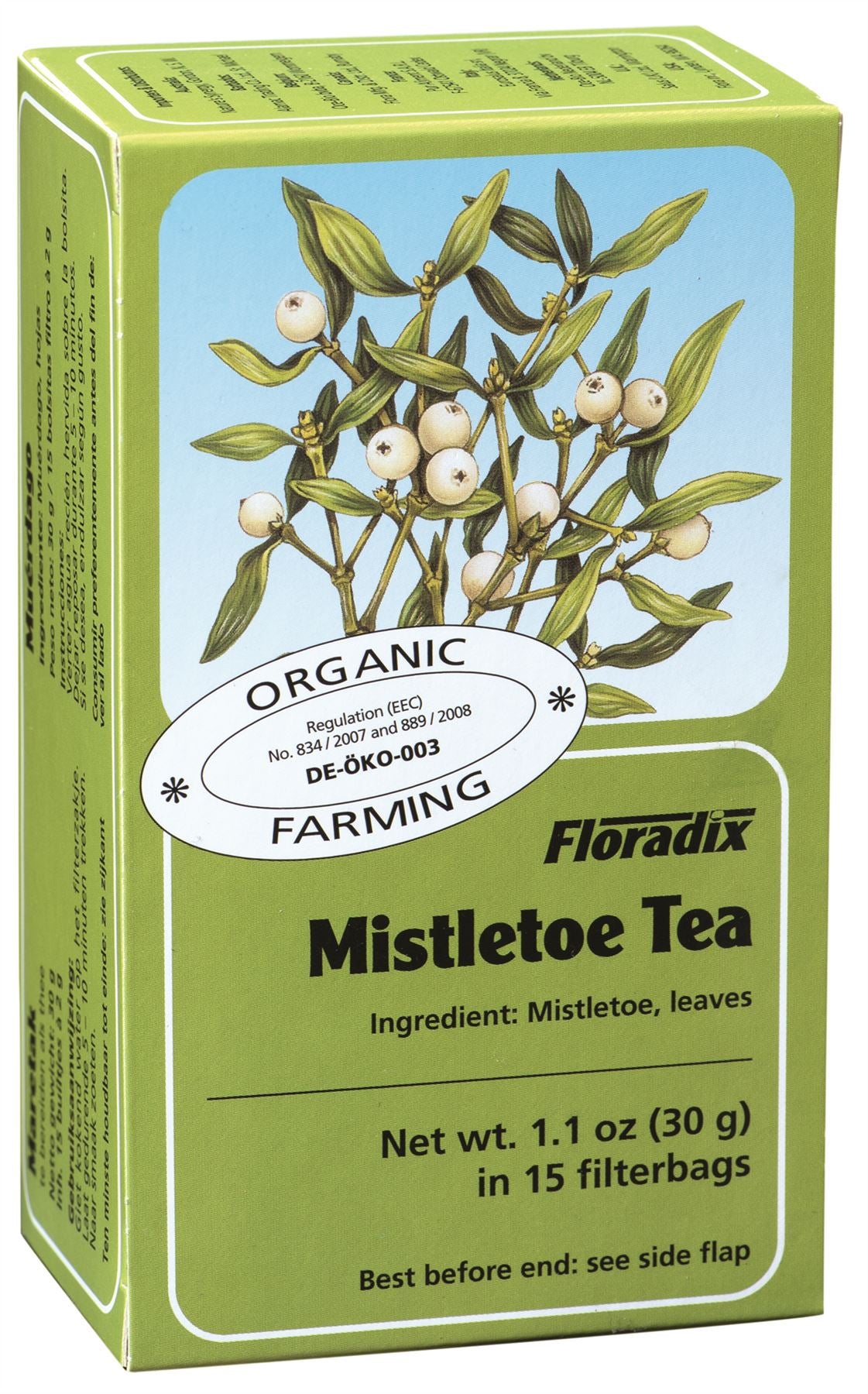 Salus Floradix - Organic Mistletoe Herbal Tea - 15 Bags