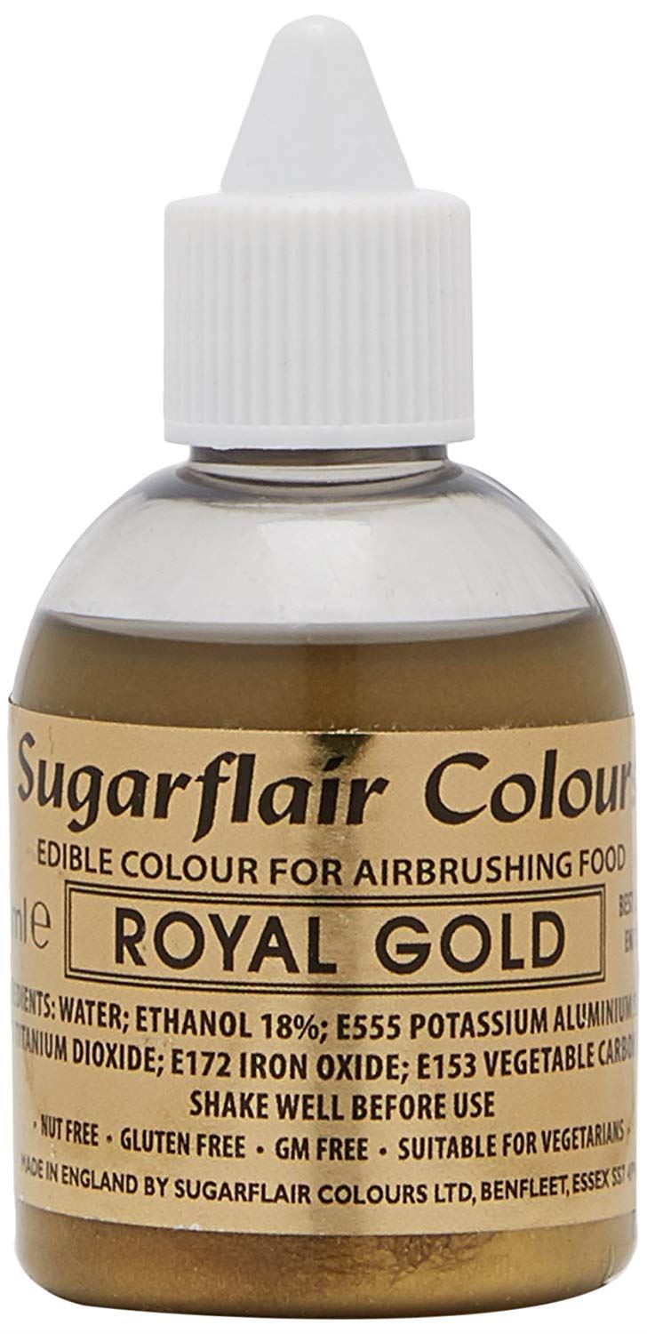 Sugarflair AIRBRUSH Edible Liquid Colours - 60ml All Shades